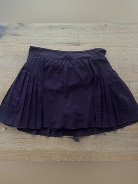 Spanx Get Moving Dark Fig Pleated Skirt Short Slimming Shaping Size 1X